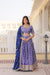 Blue Designer Viscose Jacquard Lehenga Choli With Sequins Embroidery Dupatta