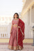 Red Designer Viscose Jacquard Lehenga Choliwith Sequins Embroidery Dupatta