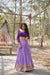 Suti Vastra Lavender Lehenga-10